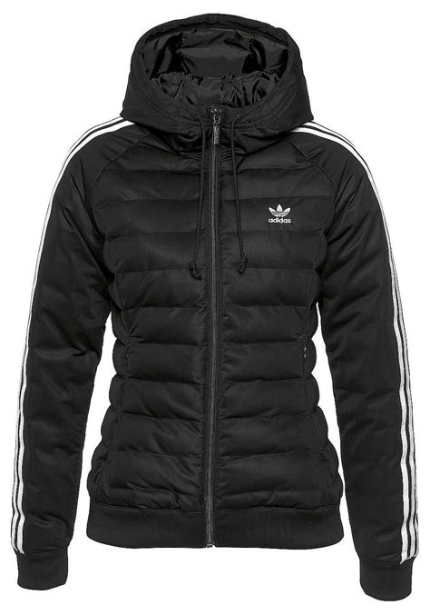 adidas jacke damen daumenlöcher schwarz|schwarze Jacken für Damen .